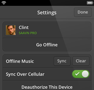 Saavn Pro - Data Settings